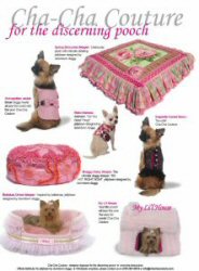 Poca in Cha Cha Couture advertisement