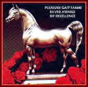 Thank you Pleasure Gait Farms for this Award