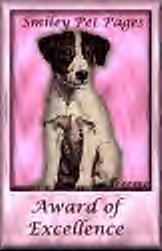 Thank you Smiley Aviary for your pet page award of excellence!