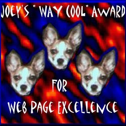 Thank you Joey!  I'm so happy that you like my site!